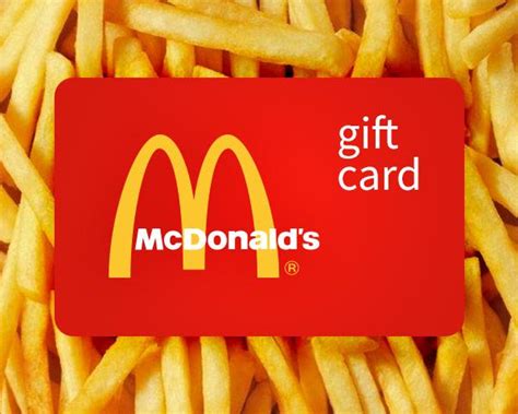 $50 McDonald's Gift Card Sweepstakes