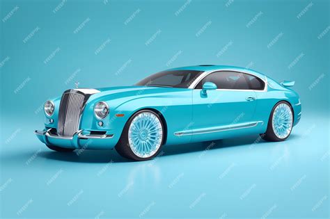 Premium AI Image | Luxury blue car