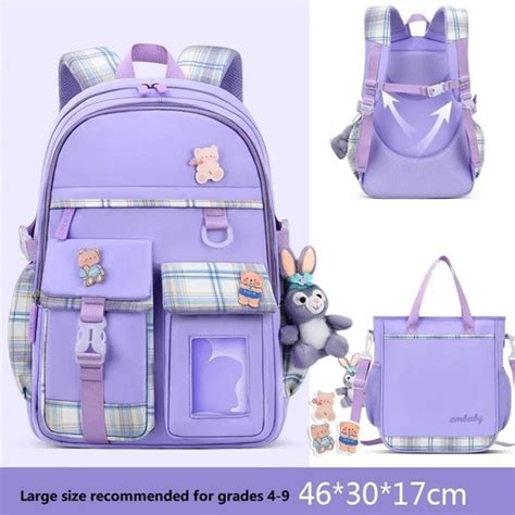 Conjunto De Mochilas Grande Para Meninas Hombro Bolsa Kawaii