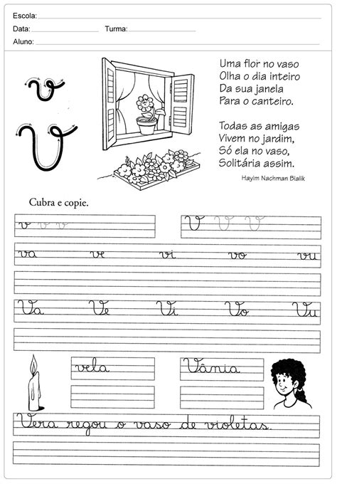 Caderno De Caligrafia Atividades Educativas De Caligrafia Para Imprimir