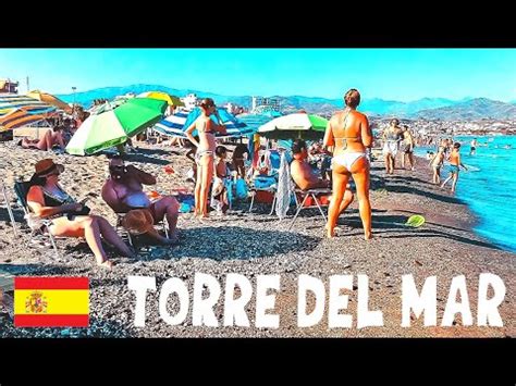 Beach Walk Costa del Sol Playa Torre Del Mar Málaga Spain 4K YouTube