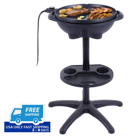 1350 W Outdoor Electric BBQ Grill with Removable Stand – By Choice Products