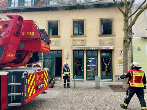 Warens Feuerwehr Rückt Zu Brand In Der Altstadt Aus Wir Sind Müritzerwir Sind Müritzer