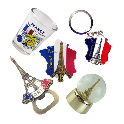 Custom Map Shape Magnet Eiffel Tower France Paris Souvenir Fridge