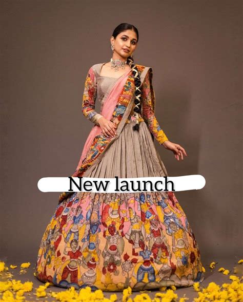 KALAMKARI PRINTED SILK WITH FULLY STICH WEDDING SPECIAL DESIGNER