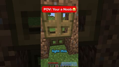 POV How Minecraft Noobs START Their Day Minecraft Videos