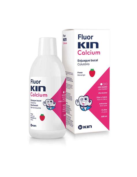 Comprar Fluor Kin Calcium Colutorio Fresa 500 Ml Farmacia Frias