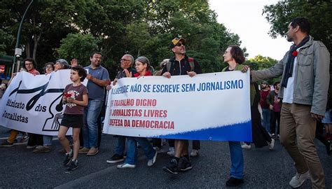 Periodistas Portugueses Del Grupo Global Media Protestan Por No Cobrar