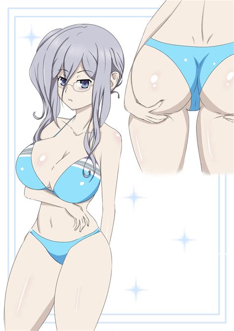 Kuro Tanaka Murasame Reine Date A Live Highres Girl Ass Ass Focus Bikini Blue Bikini