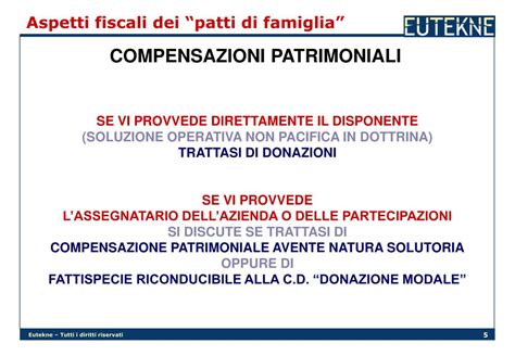 Ppt Profili Fiscali Dei Patti Di Famiglia Powerpoint Presentation