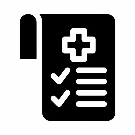 File Checklist Files And Folders Healthcare Medical Icon