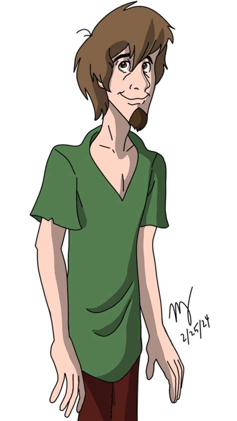 Drawing Shaggy from Scooby Doo in My Style by pythonorbit on DeviantArt