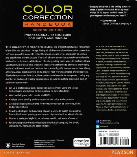 Color Correction Handbook Professional T Alexis Van