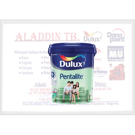 Jual Dulux Pentalite Interior Brilliant White 2290 BW Galon 2 5L 2