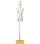 Amazon SHAREWIN Mannequin Torso With Stand Female Half Body Dress