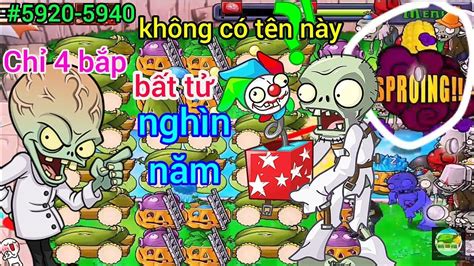 nổ tung tóerất vui flags 5920 5940 ManhzombiesTV PVZ survival endless