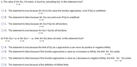 Solved Determine Whether The Following Statements Are True Chegg