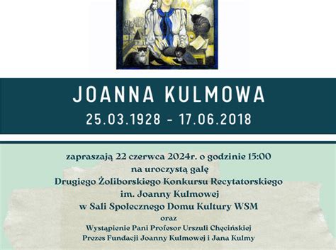 Aktualno Ci Fundacja Joanny Kulmowej I Jana Kulmy