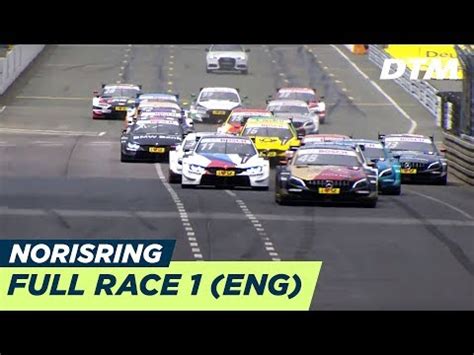 Dtm Norisring Race Multicam Re Live English Youtube