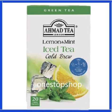 Ahmad Tea Cold Brew Lemon Mint 20s Lazada PH