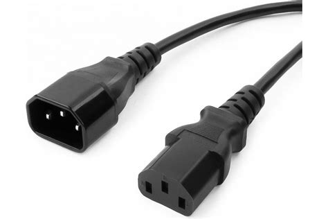 Кабель питания Cablexpert системный блок-монитор 5м C13-C14 VDE 3х0 ...