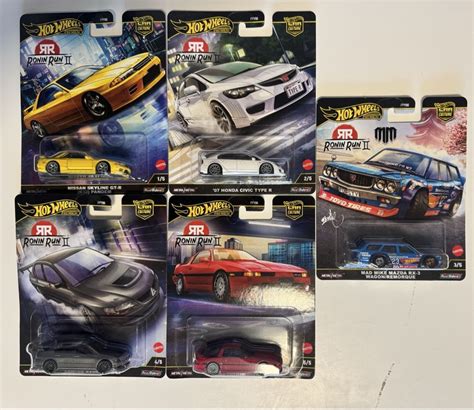 Hot Wheels Ronin Run II Komplett Set Neu Und Originalverpackt In