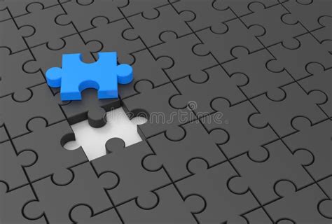 Puzzle With Missing Piece Stock Illustration Illustration Of Marketing