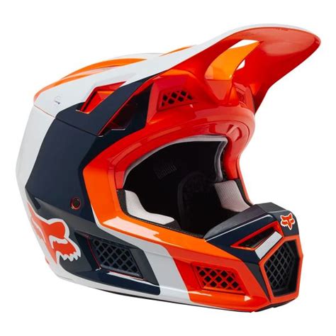 Casco Moto Fox V Rs Effekt Flo Orange In Stock Icasque It