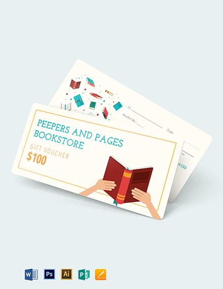 Business Book Voucher Template - Word | PSD | Apple Pages | Publisher ...