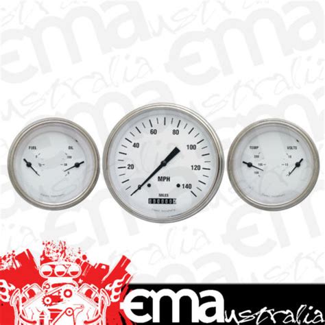 Classic Instruments WH SLF White Hot Gauge Set Speedo X