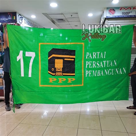 Jual Bendera Partai Ppp Ukuran 2x3 Meter Shopee Indonesia