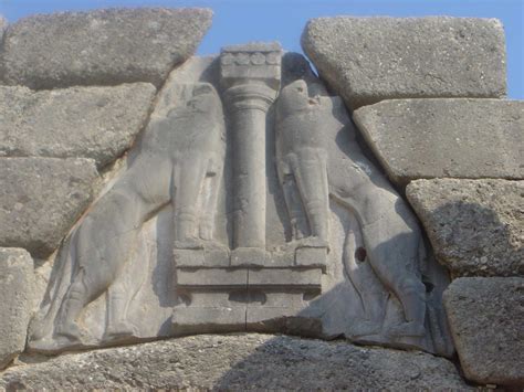 How the Mycenae Lion Gate Relief was made - Archaeology Wiki