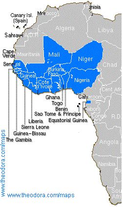 ECOWAS - Economic Community Of West African States - Member States