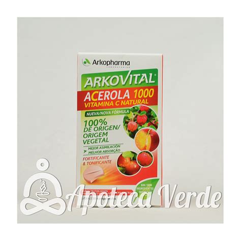 Arkopharma Arkovital Acerola Vitamina C Cansancio Fatiga