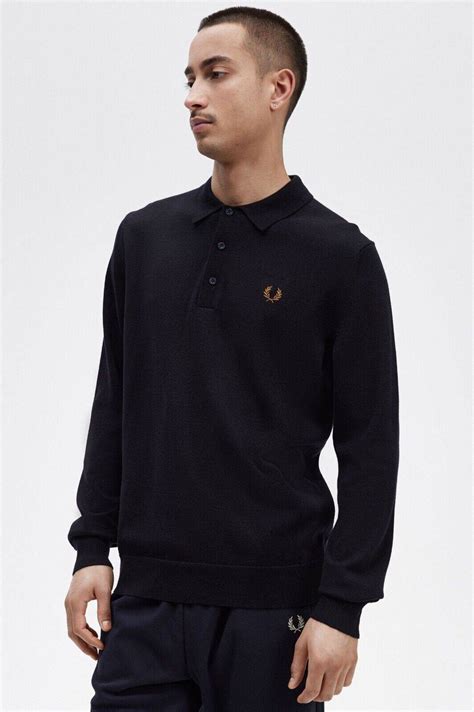 Fred Perry Polo In Maglia Manica Lunga Modernistshop