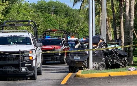 Cancún Fuerte Accidente En La Zona Hotelera Deja Un Muerto Y Un Herido