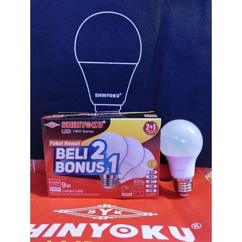 Jual Lampu Led Shinyoku Paket Beli Bonus W W W W W Shopee