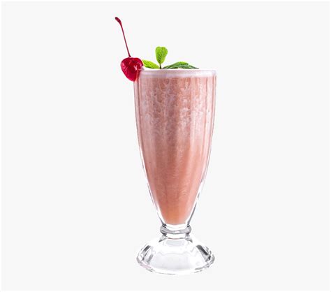 Batido De Leche Beber Vidrio Fresa C Ctel Batido Milkshake Png