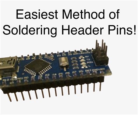 Solder Arduino Header Pins Easily : 4 Steps (with Pictures) - Instructables