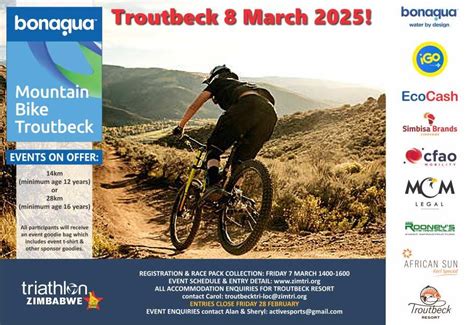 zimbabwe triathlon  troutbeck  maps