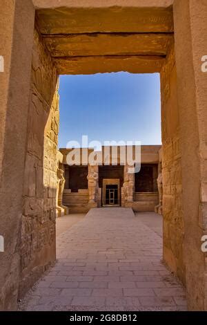 Osiris Karnak Ägypten Säulen Portikus der Tempel von Ramses III