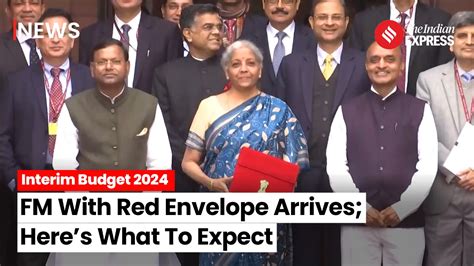 Budget 2024 Nirmala Sitharaman Unveils Red Envelope Set To Present