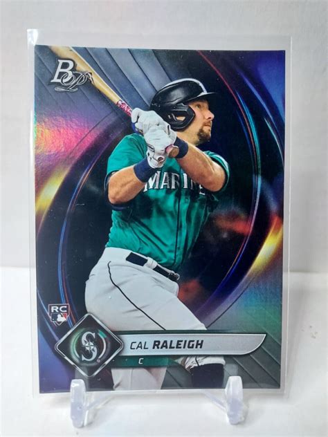 Bowman Platinum Cal Raleigh Seattle Mariners Ebay