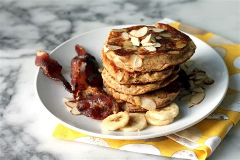 Almond Ricotta Banana Pancakes Baker By Nature