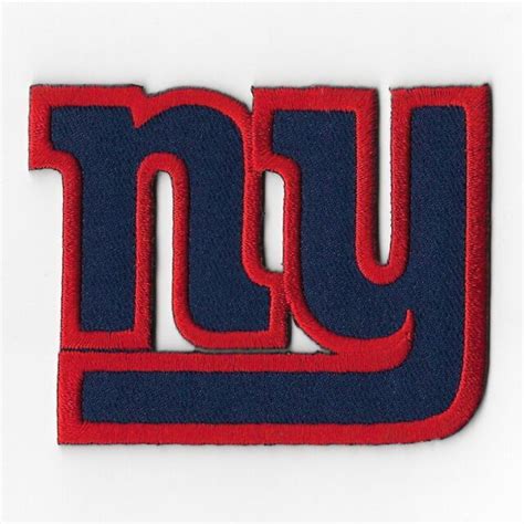 New York Giants C Iron On Patch Embroidered Football Patches Ebay