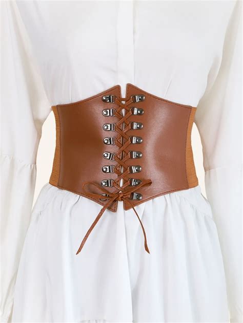 Lace Up Corset Belt Corset Belt Blackpink Fashion Streetwear Women