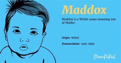 Maddox Name Meaning, Origin, Popularity, Boy Names Like Maddox - Mama ...