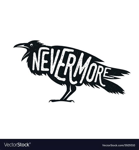 Nevermore Vinyl Decal Raven Halloween Sticker Nevermore Decor Raven Car