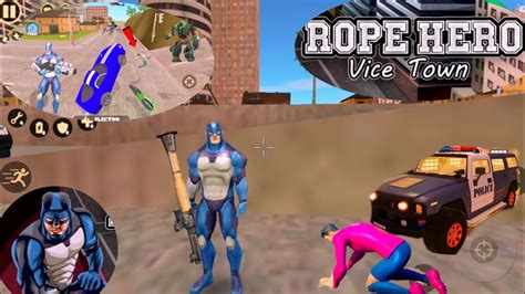 Rope Hero Vice Town Game Play Rope Hero Vice Town Game Play Video In