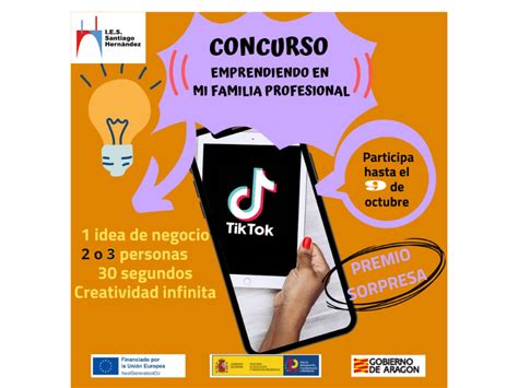 Concurso TIKTOK Del Aula Profesional De Emprendimiento IES Santiago